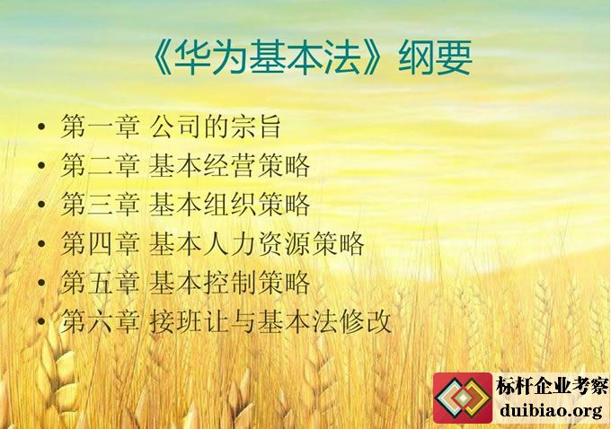 华为基本法